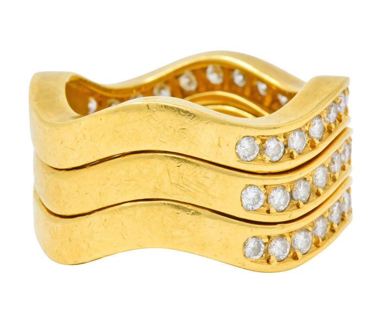 Cartier wave hotsell ring
