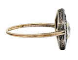 Georgian 2.00 CTW Diamond Silver-Topped 14 Karat Gold Engagement Ring Circa 1800's - Wilson's Estate Jewelry