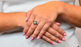 Georgian 2.00 CTW Diamond Silver-Topped 14 Karat Gold Engagement Ring Circa 1800's - Wilson's Estate Jewelry