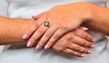 Georgian 2.00 CTW Diamond Silver-Topped 14 Karat Gold Engagement Ring Circa 1800's - Wilson's Estate Jewelry