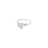 Gorgeous 1.87 CTW Diamond & Platinum Engagement Ring GIA Certified Wilson's Estate Jewelry