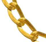 Henry Dunay Retro 2.15 CTW Diamond 18 Karat Brushed Gold pavA Sabi Necklace - Wilson's Estate Jewelry