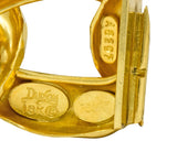 Henry Dunay Vintage 18 Karat Yellow Gold Hammered Curb Link Bracelet Circa 1980 - Wilson's Estate Jewelry