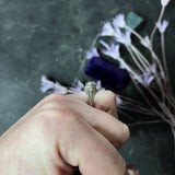 Late Edwardian 1.25 CTW Old European Cut Diamond Platinum Engagement Ring GIA Wilson's Estate Jewelry