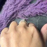 Jones & Woodland 0.35 CTW Old Mine Diamond Platinum Engagement Ring Wilson's Estate Jewelry