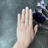 Art Deco 0.52 Carat Diamond Platinum Scrolled Foliate Engagement Ring Wilson's Estate Jewelry