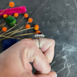 5.02 CTW No Heat Ruby Diamond Platinum Cluster Ring GIA Wilson's Estate Jewelry
