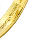 Ippolita Faceted Rock Crystal 18 Karat Gold Cocktail Ring - Wilson's Estate Jewelry