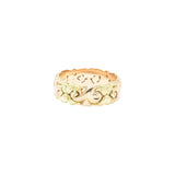 JABEL 14K Yellow & Rose Gold Eternity Wedding Band Stackable Ring Wilson's Estate Jewelry
