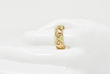 JABEL 14K Yellow & Rose Gold Eternity Wedding Band Stackable Ring Wilson's Estate Jewelry