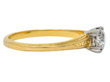 Jabel 1920's 0.90 CTW Diamond 18 Karat Gold Engagement Ring - Wilson's Estate Jewelry