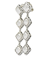 We- 1886 John Hardy Sterling Silver Classic Chain Sugarloaf Drop Earrings Wilson's Estate Jewelry