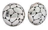 John Hardy Vintage Sterling Silver Dot Earrings - Wilson's Estate Jewelry