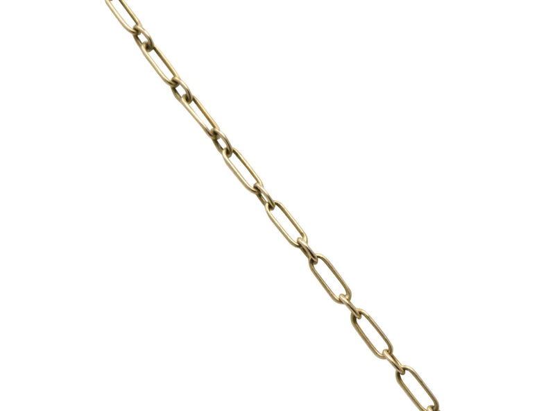 Krementz Art Nouveau Sapphire Enamel Pearl 14 Karat Gold Swag Necklace Wilson's Estate Jewelry