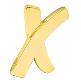 Large 1980's Paloma Picasso Tiffany & Co. 18 Karat Gold Graffiti X Brooch - Wilson's Estate Jewelry