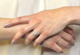 Late Art Deco 0.72 CTW Diamond Platinum Engagement Ring - Wilson's Estate Jewelry