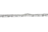 Lovely Art Deco 6.15 CTW Diamond Platinum Old European Bracelet Wilson's Estate Jewelry