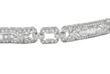 Lovely Art Deco 6.15 CTW Diamond Platinum Old European Bracelet Wilson's Estate Jewelry