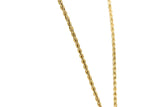 McTeigue Retro 1.20 CTW Diamond Platinum 18 Karat Gold Acorn Pendant Necklace Wilson's Estate Jewelry