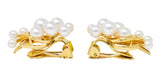 Mikimoto Cultured Pearl 18 Karat Gold Ear-Clip Earrings - Wilson's Estate Jewelry