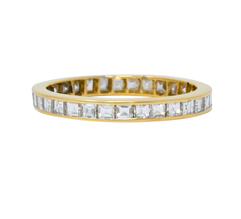 Modern 1.30 CTW Diamond 14 Karat Gold Eternity Band Ring Wilson's Antique & Estate Jewelry