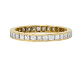 Modern 1.30 CTW Diamond 14 Karat Gold Eternity Band Ring Wilson's Antique & Estate Jewelry