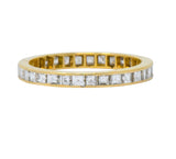 Modern 1.30 CTW Diamond 14 Karat Gold Eternity Band Ring Wilson's Antique & Estate Jewelry