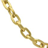 Oustanding Contemporary 18 Karat Gold Italian Large Link Necklace - Wilson's Estate Jewelry