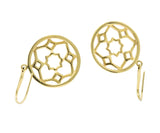 Paloma Picasso Tiffany & Co. 18 Karat Gold Zellige Drop Earrings Wilson's Estate Jewelry