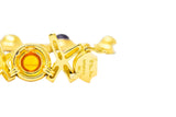 Paloma Picasso Tiffany & Co. 1983 Multi-Gem 18 Karat Gold Forever X Necklace Wilson's Estate Jewelry