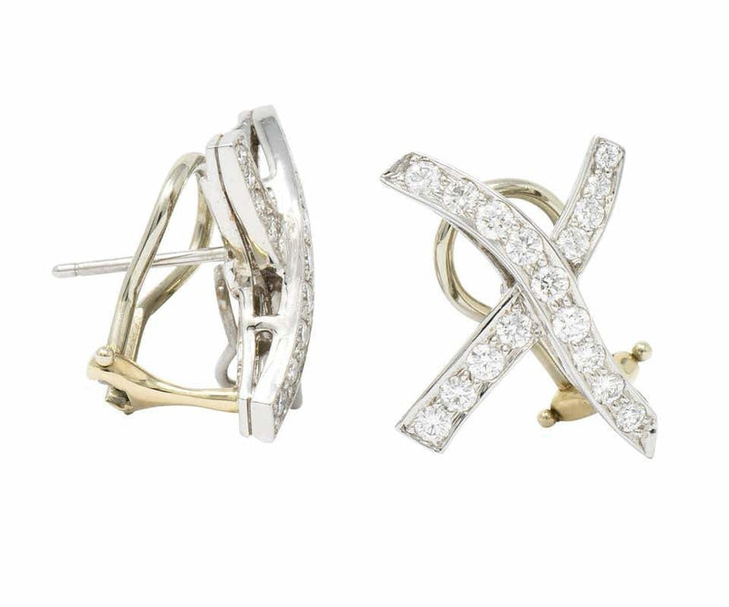Paloma Picasso Tiffany Co. Vintage 1.20 Carat Diamond Platinum X