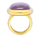 Pomellato Italian Pink Tourmaline 18 Karat Gold Contemporary Statement Ring - Wilson's Estate Jewelry