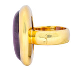 Pomellato Italian Pink Tourmaline 18 Karat Gold Contemporary Statement Ring - Wilson's Estate Jewelry