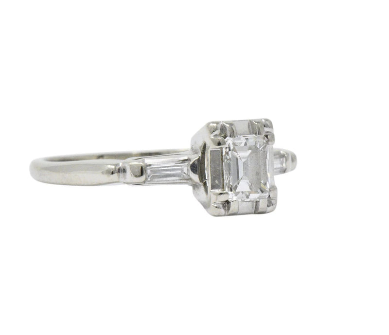 Regal 0.45 CTW Diamond 14 Karat White Gold Engagement Ring - Wilson's Estate Jewelry