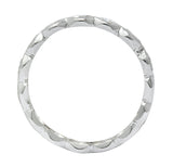 Retro 0.85 CTW Marquise Diamond Platinum Eternity Band Ring - Wilson's Estate Jewelry