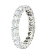 Retro 1.70 CTW Diamond Platinum Eternity Band Ring Circa 1950's - Wilson's Estate Jewelry
