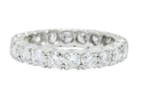 Retro 1.70 CTW Diamond Platinum Eternity Band Ring Circa 1950's - Wilson's Estate Jewelry