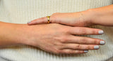 Retro 1938 Enamel 18 Karat Gold Ladybug Signet Pinky Ring - Wilson's Estate Jewelry