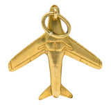 Retro 1950's 14 Karat Gold U.S. Air Force Fighter Plane Airplane Charm - Wilson's Estate Jewelry