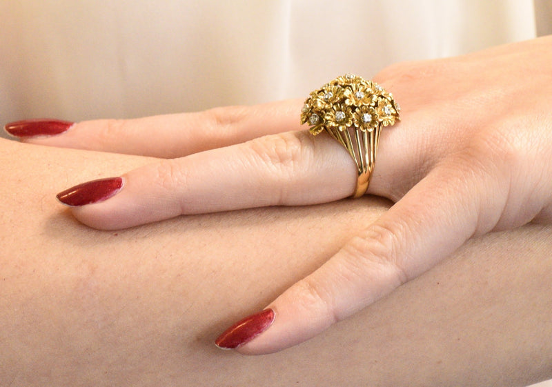 Bouquet diamond deals ring