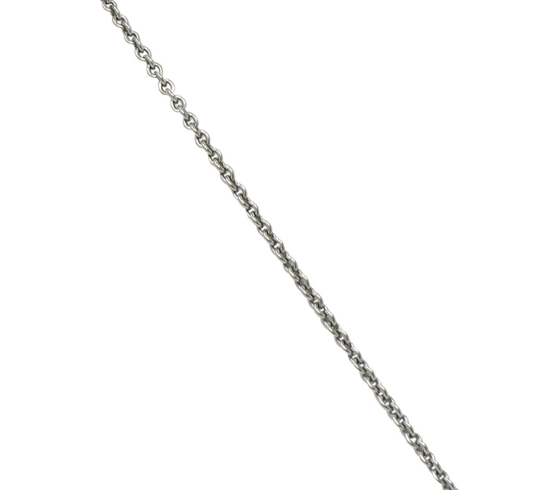 Roberto Coin 4.85 CTW Black Sapphire Diamond 18 Karat White Gold Fantasia Drop Necklace - Wilson's Estate Jewelry