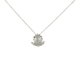 Roberto Coin Diamond 18 Karat White Gold Tiny Treasure Frog Pendant Necklace - Wilson's Estate Jewelry