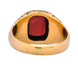 Rudolph Deutsch Co. Victorian Garnet 14 Karat Gold Floral Ring - Wilson's Estate Jewelry