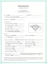 Tiffany & Co. 1.65 CTW Diamond Platinum 18 Karat Yellow Gold Engagement Ring GIA