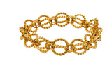 Schlumberger Tiffany & Co. Vintage 18 Karat Gold Circle Rope Bracelet - Wilson's Estate Jewelry