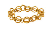 Schlumberger Tiffany & Co. Vintage 18 Karat Gold Circle Rope Bracelet - Wilson's Estate Jewelry