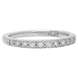 Scott Kay .25 CTW Diamond & Platinum Wedding Band Stackable Ring Wilson's Estate Jewelry