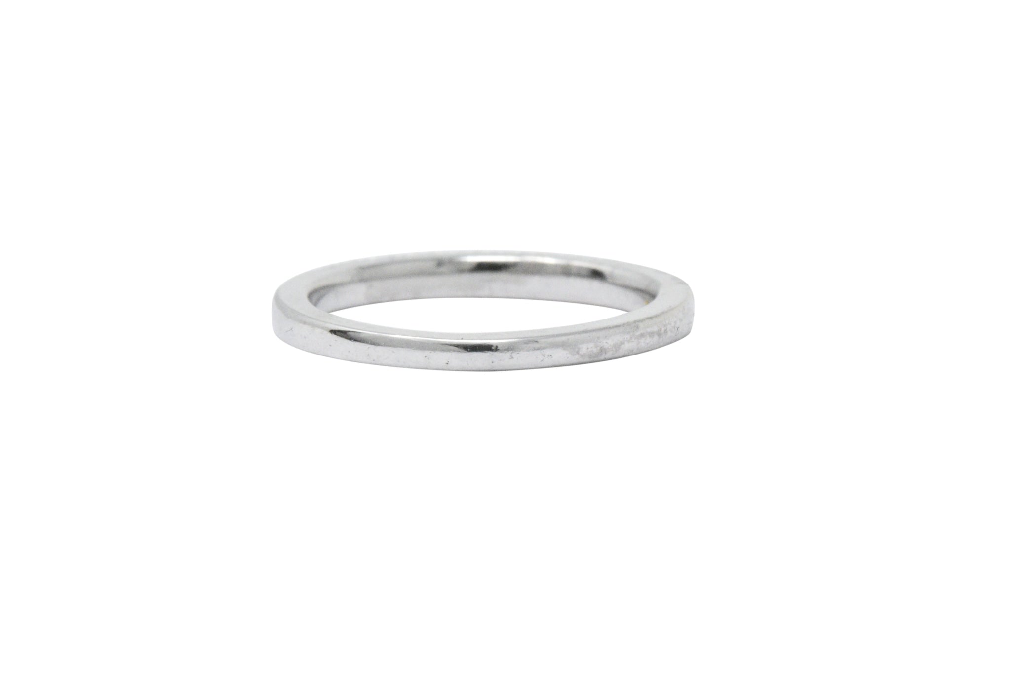 Scott Kay .25 CTW Diamond & Platinum Wedding Band Stackable Ring Wilson's Estate Jewelry