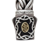 Scott Kay Sterling Silver 18 Karat Gold Doberman Men's Bracelet - Wilson's Estate Jewelry