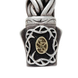 Scott Kay Sterling Silver 18 Karat Gold Doberman Men's Bracelet - Wilson's Estate Jewelry
